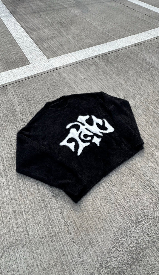Knitwear 7HC mohair noir