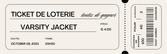 Loterie : Varsity Jacket (Numérotée de 1 à 30)