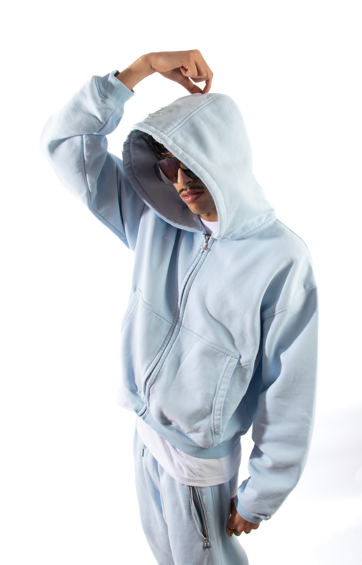 Essential Zip Bleu