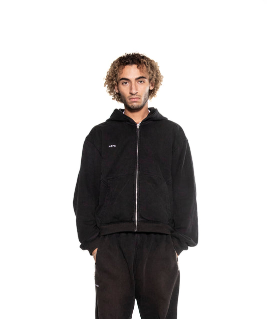 Essential zip noir